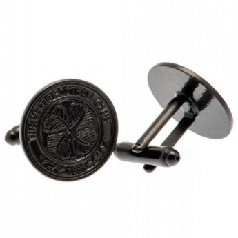 FC Celtic spinki mankietowe Black IP Cufflinks