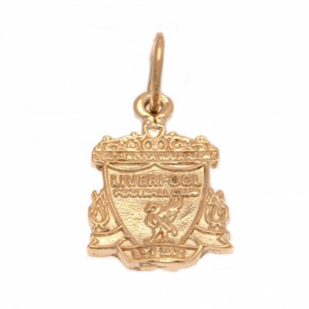 Liverpool złoty brelok 9ct Gold Pendant Crest Small