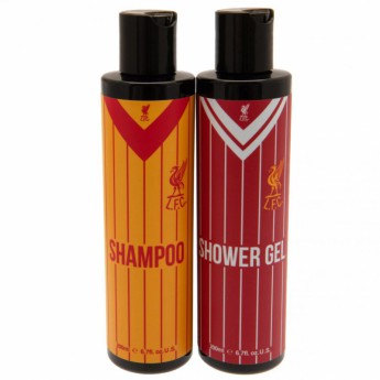 Liverpool zestaw toaletowy shower gel, shampoo, toothbrush and flannel