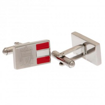 Liverpool spinki mankietowe Stainless Steel Stripe Cufflinks