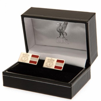 Liverpool spinki mankietowe Stainless Steel Stripe Cufflinks