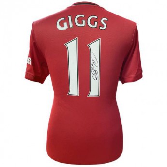 Słynni piłkarze piłkarska koszulka meczowa Manchester United Giggs 2019-2020 Signed Shirt