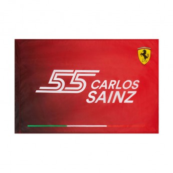 Ferrari flaga Carlos Sainz 55 F1 Team 2021