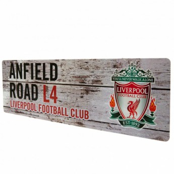 Liverpool metalowy znak garden sign