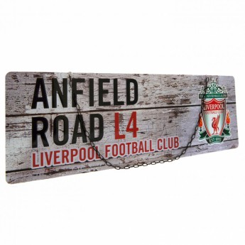 Liverpool metalowy znak garden sign