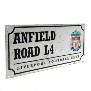 Liverpool tablica na ścianę street sign retro