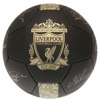 Liverpool piłka Gold phantom signature football