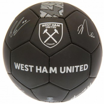 West Ham United piłka Football signature ph