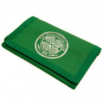 FC Celtic portfel nylonowy Nylon wallet green