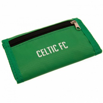 FC Celtic portfel nylonowy Nylon wallet green