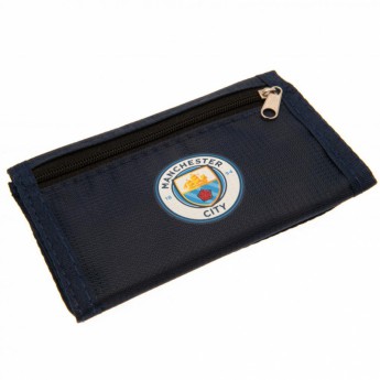 Manchester City portfel nylonowy Nylon wallet black