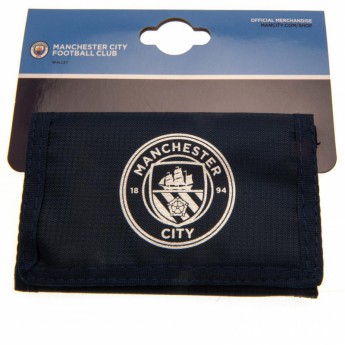Manchester City portfel nylonowy Nylon wallet black