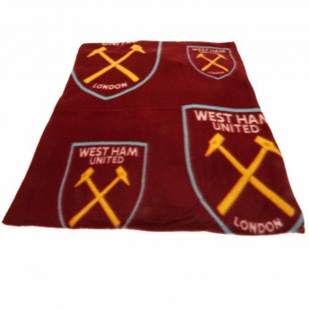 West Ham United koc flis fleece blanket mc
