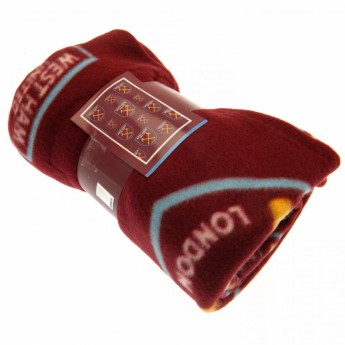 West Ham United koc flis fleece blanket mc