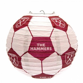 West Ham United papiery kolorowe paper light shade