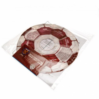 West Ham United papiery kolorowe paper light shade
