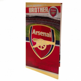 Arsenal życzenia Birthday Card Brother
