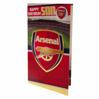 Arsenal życzenia Birthday Card Son