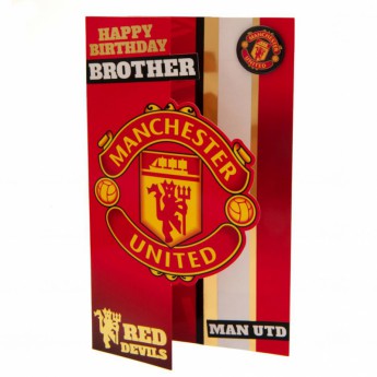 Manchester United życzenia Birthday Card Brother
