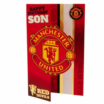 Manchester United życzenia Birthday Card Son