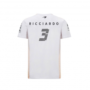 McLaren Honda koszulka męska Ricciardo White F1 Team 2021