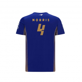 McLaren Honda koszulka męska Norris Blue F1 Team 2021