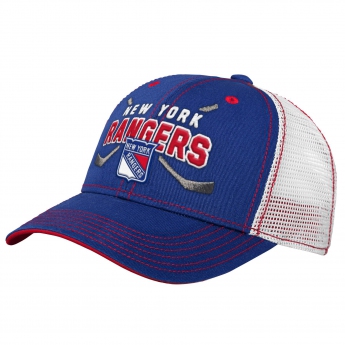 New York Rangers dziecięca czapka baseballowa core lockup trucker snapback