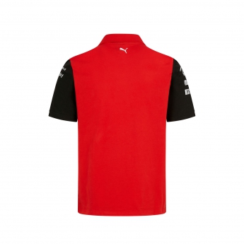 Ferrari męska koszulka polo redblack F1 Team 2022