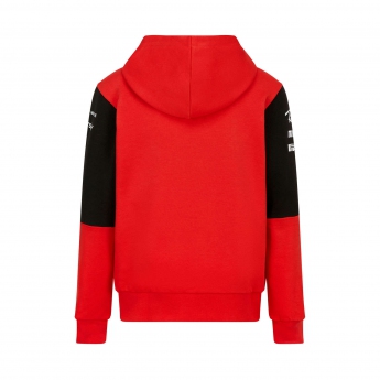 Ferrari dziecięca bluza z kapturem sweatshirt redblack F1 Team 2022
