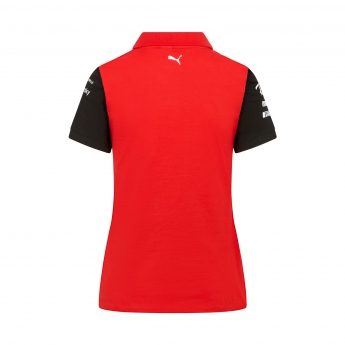Ferrari damska koszulka polo redblack F1 Team 2022
