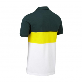 Lotus F1 Team męska koszulka polo logo striped polo shirt