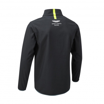 Aston Martin męska kurtka z kapturem softshell color navy blue F1 Team 2021