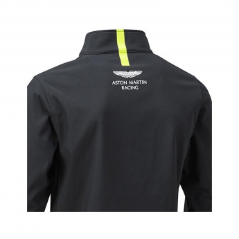 Aston Martin męska kurtka z kapturem softshell color navy blue F1 Team 2021