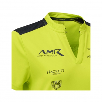 Aston Martin damska koszulka polo team polo shirt lime