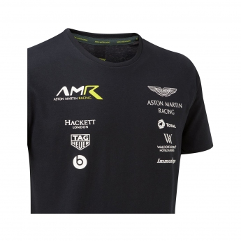 Aston Martin koszulka męska team t-shirt navy blue