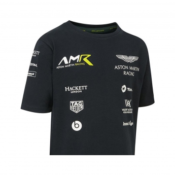 Aston Martin koszulka dziecięca team t-shirt navy blue Team