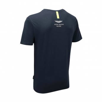 Aston Martin koszulka męska travel t-shirt navy blue good