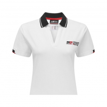 Toyota Gazoo Racing damska koszulka polo logo polo shirt white