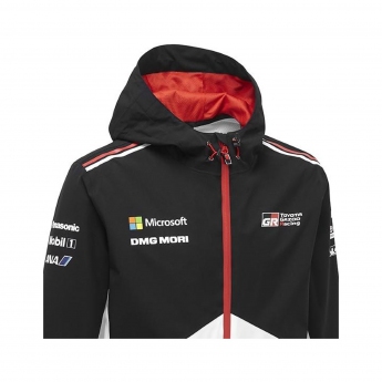 Toyota Gazoo Racing męska kurtka z kapturem wrt team rain jacket black
