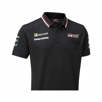 Toyota Gazoo Racing męska koszulka polo wrt mens team polo shirt black