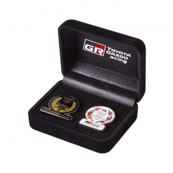 Toyota Gazoo Racing pineska winning pin badge set