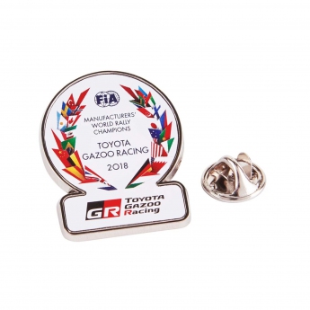 Toyota Gazoo Racing pineska pin badge