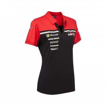 Toyota Gazoo Racing damska koszulka polo wrt polo shirt black