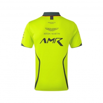 Aston Martin męska koszulka polo team polo shirt yellow