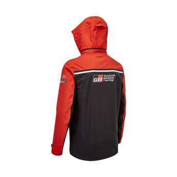 Toyota Gazoo Racing męska kurtka z kapturem wrt rain jacket redblack