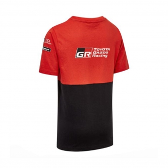 Toyota Gazoo Racing koszulka dziecięca wrt kids team t-shirt redblack