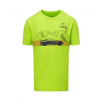 Aston Martin koszulka dziecięca car lime AMR F1 Team 2021