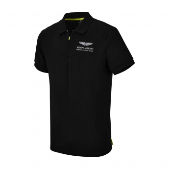 Aston Martin męska koszulka polo lifestyle black F1 Team 2021