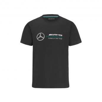 Mercedes AMG Petronas koszulka dziecięca logo black F1 Team 2022