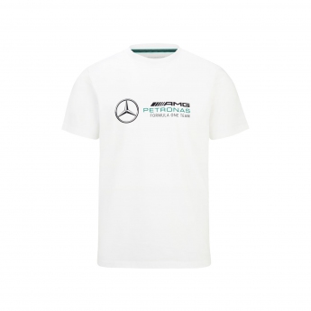 Mercedes AMG Petronas koszulka męska logo white F1 Team 2022